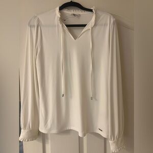 NWOT Calvin Klein career blouse, white size S